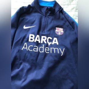 Barcelona training soccer sweater